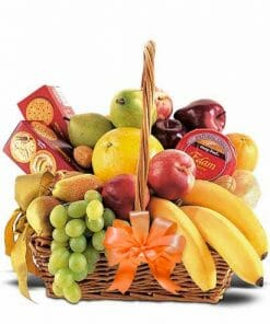 Fruit and Cheese Gift Basket