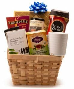 Get Up Coffee and Tea Gift Basket
