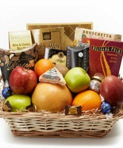 Gourmet Fruit and Cheese Gift Basket