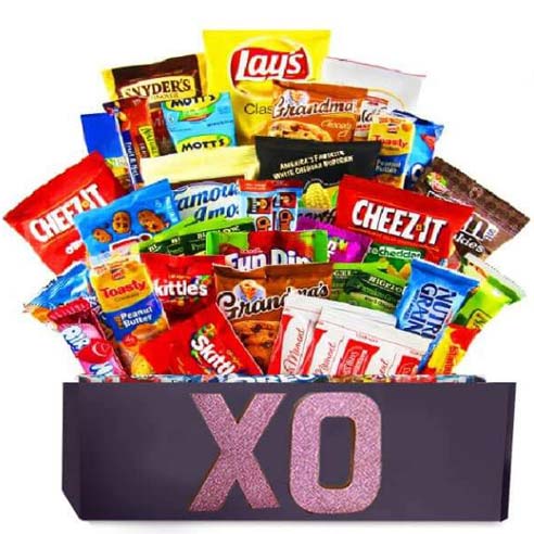 Ultimate Chips and Candy Gift Basket