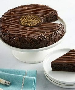Birthday Brownie Cake