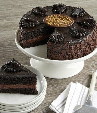 Chocolate Mousse Torte Birthday Cake
