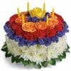 Sweet Celebration Floral Birthday Cake