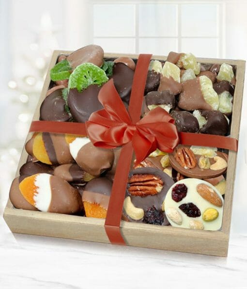 Send A Chocolate Covered Dry Fruit Basket