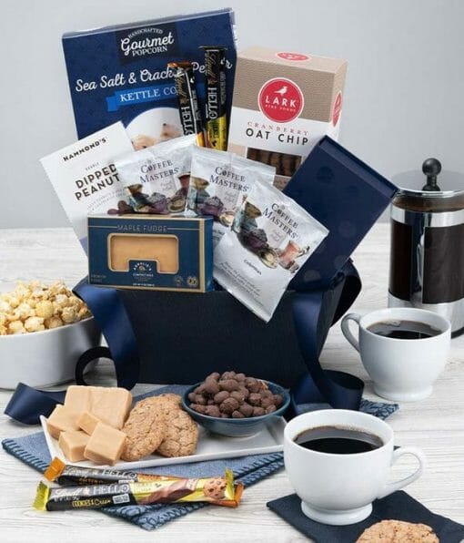 Send This Coffee Lovers Gift Basket Today