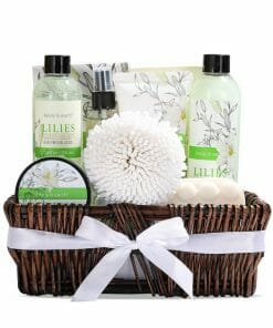 Lily Scented Spa Gift Basket Just Foe Her