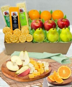 Send A Fruit And Cheese Gift Box Today