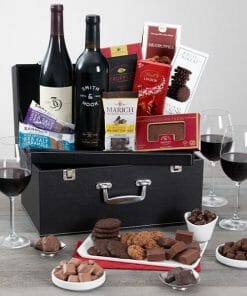 Corporate Holiday Wine Gift Basket
