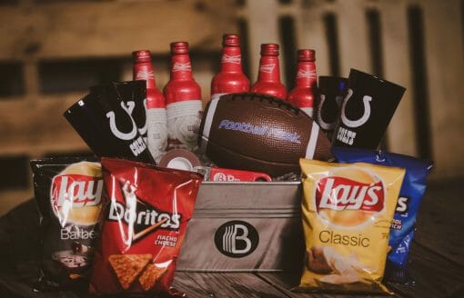 Get them ready for the football game right with the Tailgate Party Gift Basket