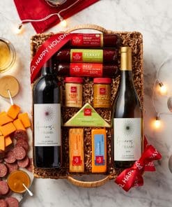 Send a gourmet wine gift basket this season
