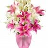 Stunning Pink and White Lilies
