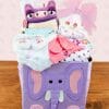 Beautiful Baby Outfits Gift Basket - Pink