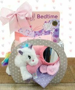 Bedtime For Baby Gift Basket - Pink