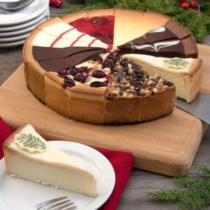 Holiday Cheesecake Sampler so delicious it's sinful