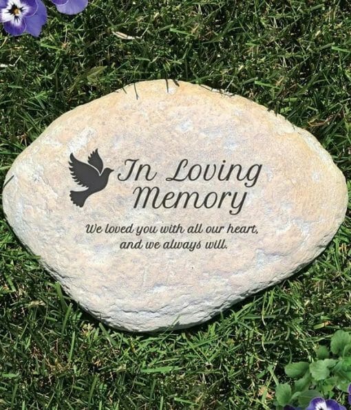 In Loving Memory Garden Stone