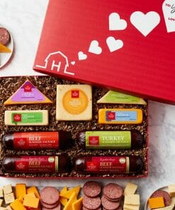 Valentine's Day Gourmet Meat and Cheese Gift Basket