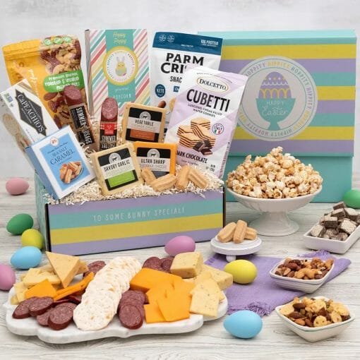 Happy Easter Meat and Cheese Gift Box