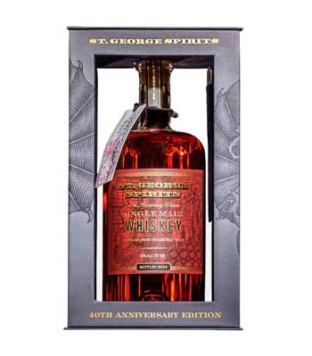 St George Spirits Single Malt Whiskey 40th Anniversary Edition