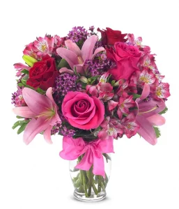 Roses and Lilies For Mom $49.99