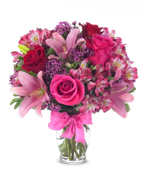 Mother's Day Roses and Lilies Bouquet