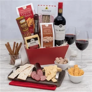 Classic Red Wine Gift Basket $84.99