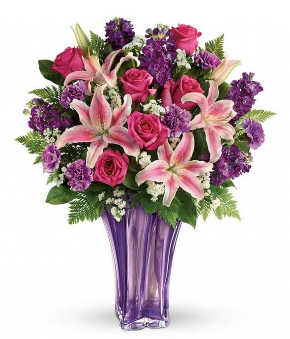 Lavish and Luxurious Lavender Bouquet from FastGifts