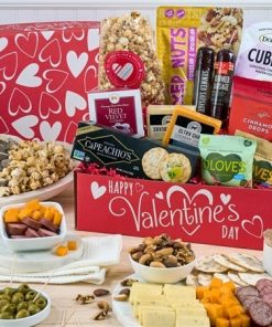 Happy Valentines Day Meat and Cheese Gift