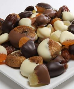 chocolate covered dried fruit