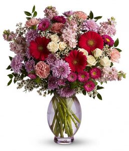 perfectly pleasing pinks bouquet
